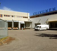 Loading docks at Koivunen Oy company in Malmi, Helsinki, Finland