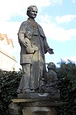 Statue in Lutomiersk Monastery, Poland