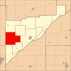 Location in Merrick County