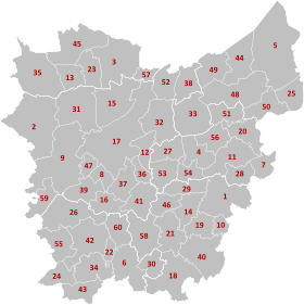 Localisation de Flandre-Orientale