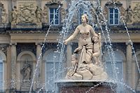 99. Platz: Hans Kreul Neu! mit Schloss Herrenchiemsee; Latona Brunnen