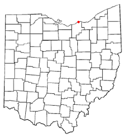 Location of Sheffield Lake, Ohio