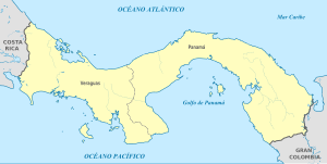 Departamento del Istmo y sus provincias, entre 1822-1830.