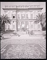 Villa Pallavicino called "delle Peschiere" photographed by Paolo Monti in 1963