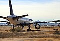 A Boeing 757-200 being disassembled for parts at Pinal Airpark