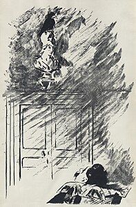 The Raven, Plate 3, by Édouard Manet (edited by Durova)