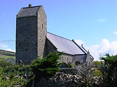 Vue générale d'une église.