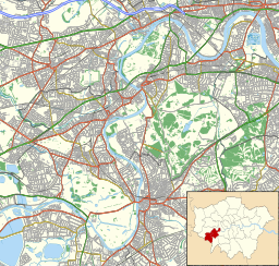 Sunnyside Reservoir is located in London Borough of Richmond upon Thames