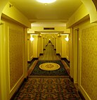 A hallway, an example of a liminal space