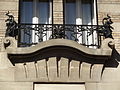 Le balcon du deuxième étage.