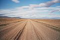 Un'immagine della meseta patagonica argentina.