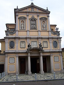 Façade of the sanctuary of Madonna of Miracles