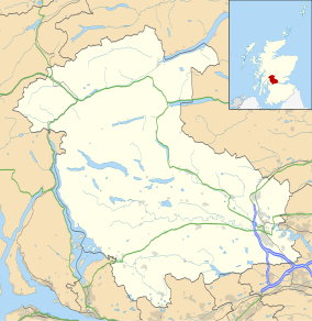 Map showing the location of Loch Lomond National Nature Reserve