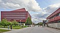 The southern part of Campus Valla. Left: Studenthuset and Key Building; right: B, D and Zenit Buildings.