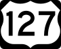 U.S. Route 127 marker