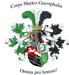 Wappen des Corps Marko-Guestphalia Aachen