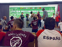 XXIX campeonato de lucha de brazos