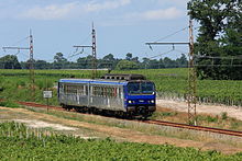 Une Z2 en plein cœur du vignoble bordelais.