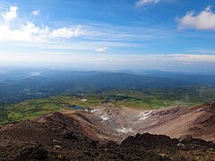 旭岳からの地獄谷