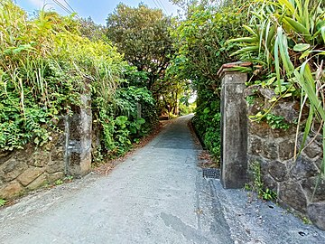 白米甕砲台的大門遺跡