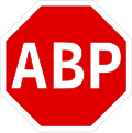 Description de l'image Adblock Plus 2014 Logo.svg.