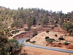 La zona di Bacur nel Gebel el-Achdar.