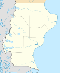 Laguna del Carbón is located in Santa Cruz Province