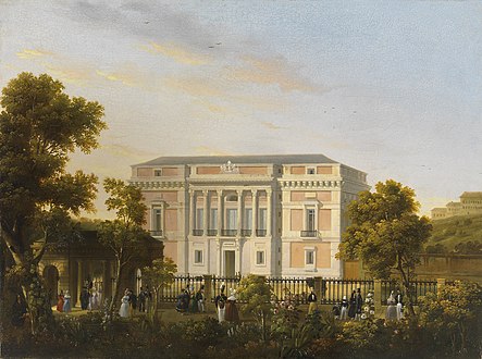 The Museo del Prado, seen from the Botanical Gardens