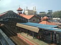 A picture showing Bandra Station main building, and Platform Roof.