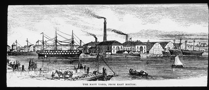 Boston Navy Yard in 1770 (N)