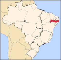 Location of Paulista