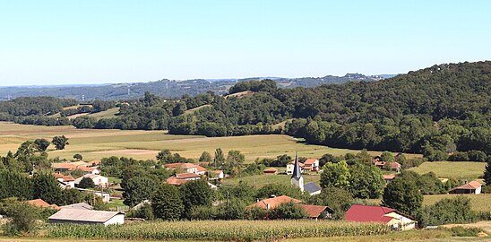 Vue du centre bourg.