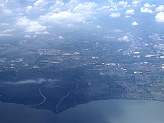 Calamba City from air