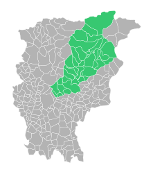 Comunità montana della Valle Seriana – Mappa