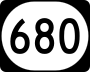 Kentucky Route 680 marker