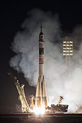 Lançamento no Cosmódromo de Baikonur.