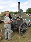 Svensk kokvagn från andra världskriget.