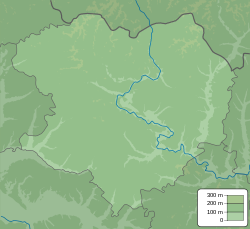 Izium is located in Kharkiv Oblast