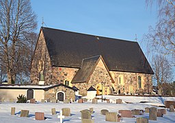 Länna kyrka i februari 2015