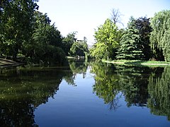 Vue du lac de Saint-Mandé.