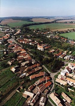 Sky view of Hokovce