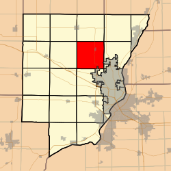 Location in Peoria County