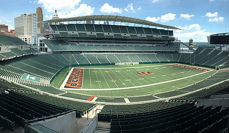 Paul Brown Stadium in Cincinnati, June 2017