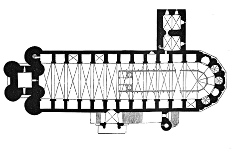 Plan of Albi Cathedral