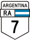 National Route 7 shield}}