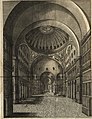 Guillaume-Joseph Grelot's engraving 1672, looking east and showing the apse mosaic