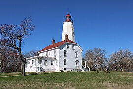 Sandy Hook Light was built in 1764. It is the oldest operating lighthouse in the United States.[60]