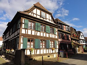 Maisons à colombages, rue Principale.