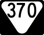 State Route 370 marker