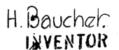 signature de Henry Bauchet